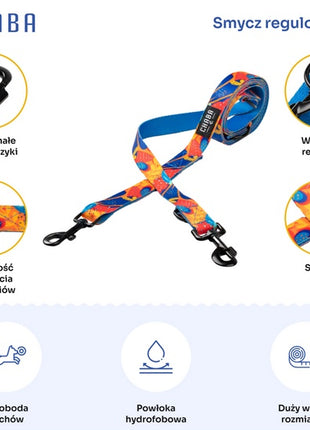 CHABA Smycz regulowana Story III L 25mm/260cm Aussie