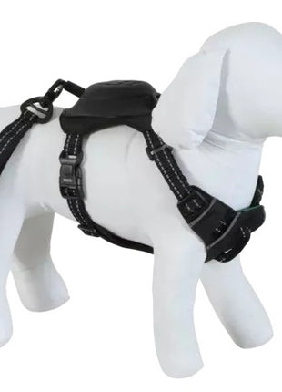 Zolux Szelki ze smyczą automatyczną Easyride XS czarne