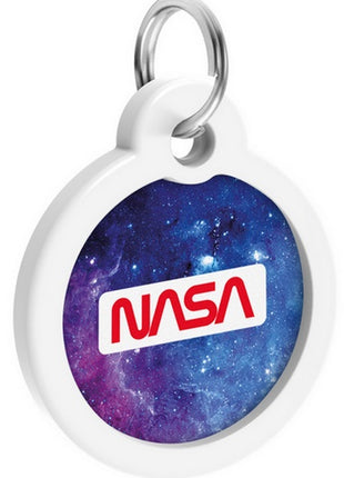 Collar WauDog Smart ID Zawieszka z QR-paszportem okrągła 3cm NASA21