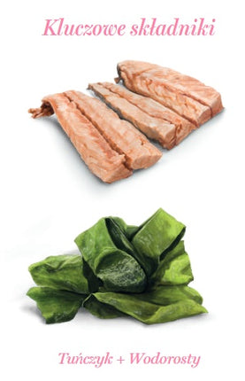 Amanova Cat Tuna & Seaweed - tuńczyk i wodorosty w galaretce puszka 70g [13]