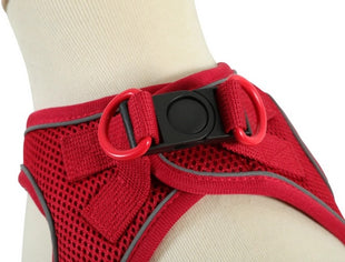 Zolux Szelki oddychające z siatki M czerwone