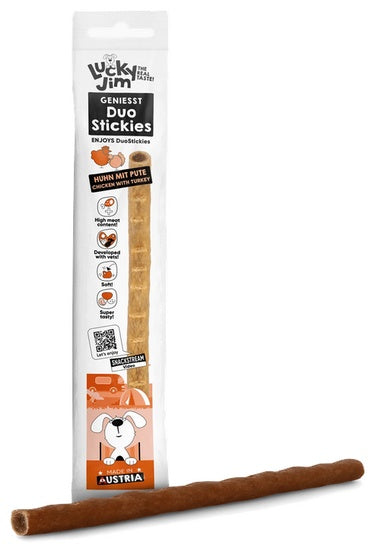 Lucky Jim DuoStickies Kurczak i indyk 15g