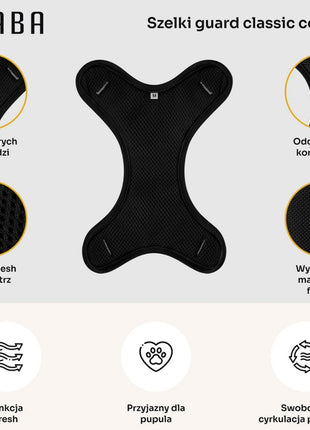 CHABA Szelki Guard Comfort Classic M fuksja