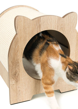 Vesper Katzenhaus Minou mit Kratzfläche