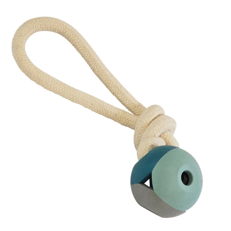 Nobby Vollgummi Ball mit Wurfschlaufe - 33cm