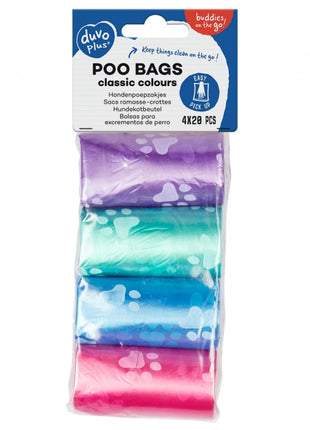 Duvoplus Hundekotbeutel classic colour 4 x 20 Stück