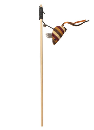 Duvoplus Cat Toy Spielangel Catchy knitted Mäuse - braun