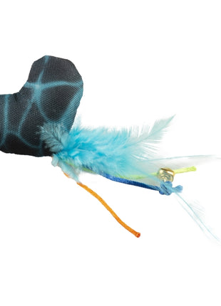 Duvoplus Cat Toy Flash Herz mit Federn