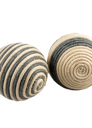 Duvoplus Cat Toy Rope Bälle grau