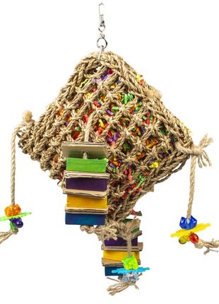 Duvoplus Vogelspielzeug Seegras-Snackbeutel