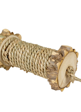 Duvoplus Nagerolle aus Holz & Wasserhyazinthe