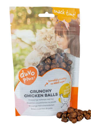 Duvoplus Cat Snack Knusprige Hähnchenbällchen 50g