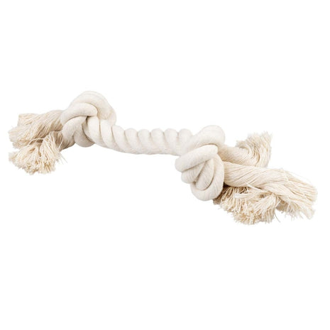 Duvoplus ECO Baumwoll-Tau mit 2 Knoten - weiß - 25cm / 90g
