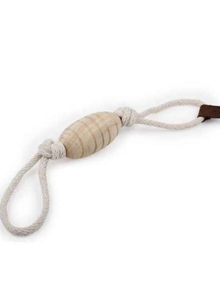 All for Paws Wild & Nature Double Knot Wood Tug Medium