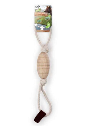 All for Paws Wild & Nature Double Knot Wood Tug Medium