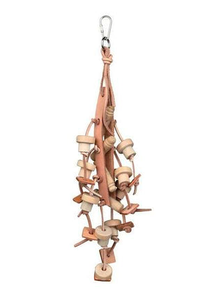 Trixie Holzspielzeug mit Lederbändern - 40 cm