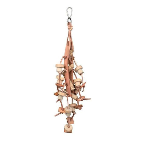 Trixie Holzspielzeug mit Lederbändern - 40 cm