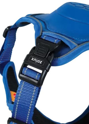 Zolux Szelki ze smyczą automatyczną Easyride XL niebieskie