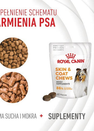 Royal Canin Skin & Coat Chews Adult Supplements 240g