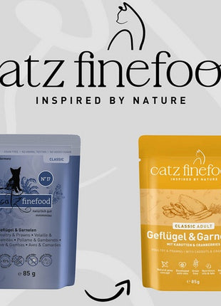 Catz Finefood Classic N.17 Drób i Krewetki saszetka 85g