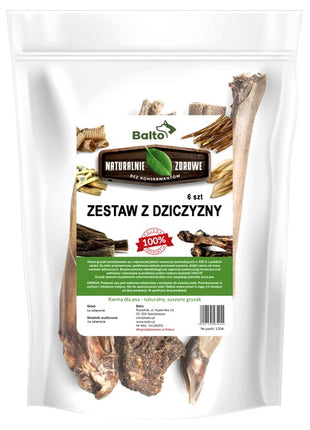 Balto Zestaw gryzaków z dziczyzny 6szt