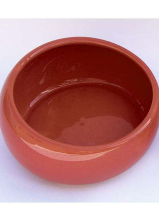 LIVING WORLD Ergonomischer Nagernapf klein terracotta
