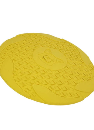 Nobby Vollgummi Frisbee gelb - 18cm