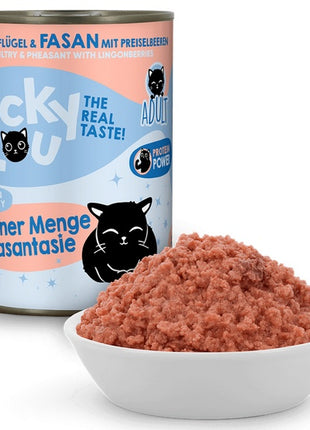 Lucky Lou Lifestage Adult Drób i bażant puszka 400g