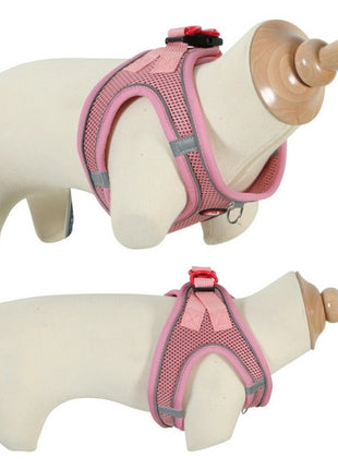 Zolux Szelki oddychające z siatki XL różowe