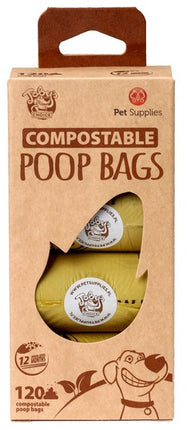 Toby's Choice BIOdegradowalne kompostowalne worki na odchody 120szt