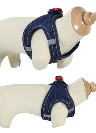 Zolux Szelki oddychające z siatki S granatowe