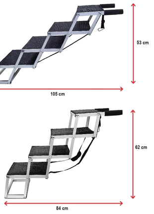 Nobby Aluminium Falt-Treppe - 4-stufig