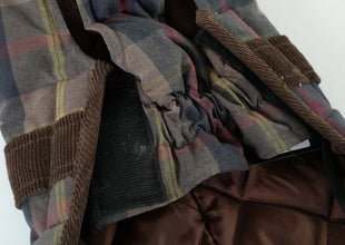 Zolux Kurtka w kratę dla psa Cheverny R.55 brązowa