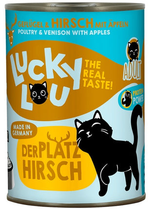 Lucky Lou Lifestage Adult Drób i jeleń puszka 400g