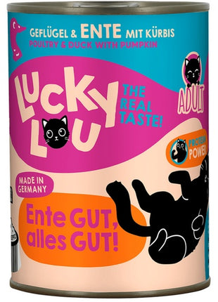 Lucky Lou Lifestage Adult Drób i kaczka puszka 400g