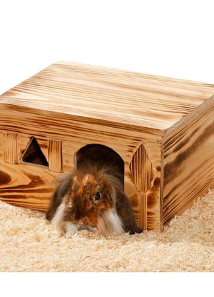 Karlie Nagerhaus Loft aus geflammtem Holz