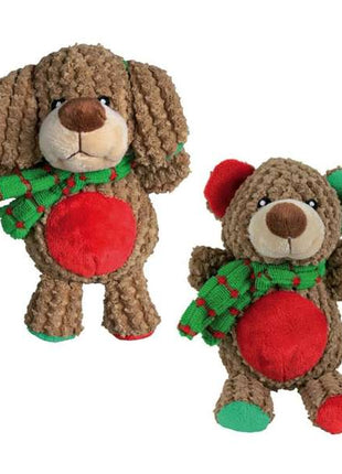 Trixie Xmas Plüschbär / Plüschhund - 14 cm
