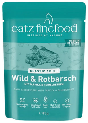 Catz Finefood Classic N.21 Dziczyzna i Karmazyn saszetka 85g