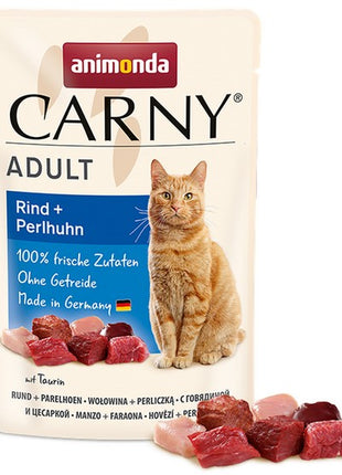 Animonda Carny Adult Wołowina + Perliczka saszetka 85g