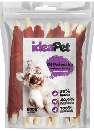 IdeaPet Pałeczka wołowa z kaczką 500g