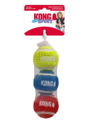 KONG Sport Softies Balls 3-pk Assorted - Feb