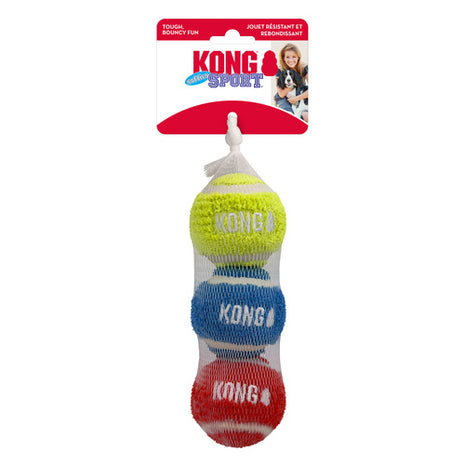 KONG Sport Softies Balls 3-pk Assorted - Feb