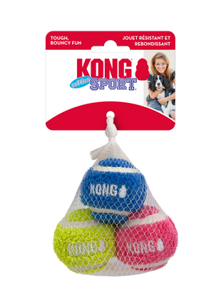 KONG Sport Softies Balls 3-pk Assorted - Feb