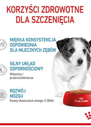 Royal Canin Mini Puppy karma mokra w sosie dla szczeniąt, od 2 do 10 miesiąca życia, ras małych saszetka 85g