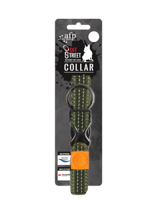 AFP Off Street - Dog Collar Olijfgroen