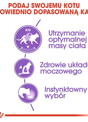 Royal Canin Sterilised w sosie karma mokra dla kotów dorosłych, sterylizowanych saszetka 85g