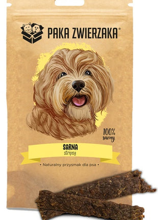 Paka Zwierzaka Stripsy Sarna 100% 70g