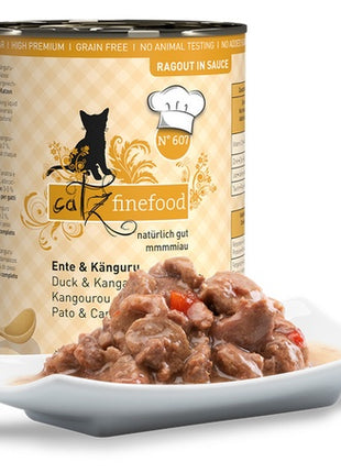 Catz Finefood Ragout N.607 Kaczka i Kangur puszka 380g