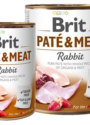 Brit Pate & Meat Dog Rabbit puszka 800g