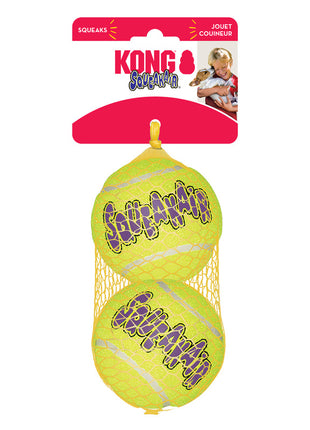 KONG Air Squeaker Tennis Ball 2pk